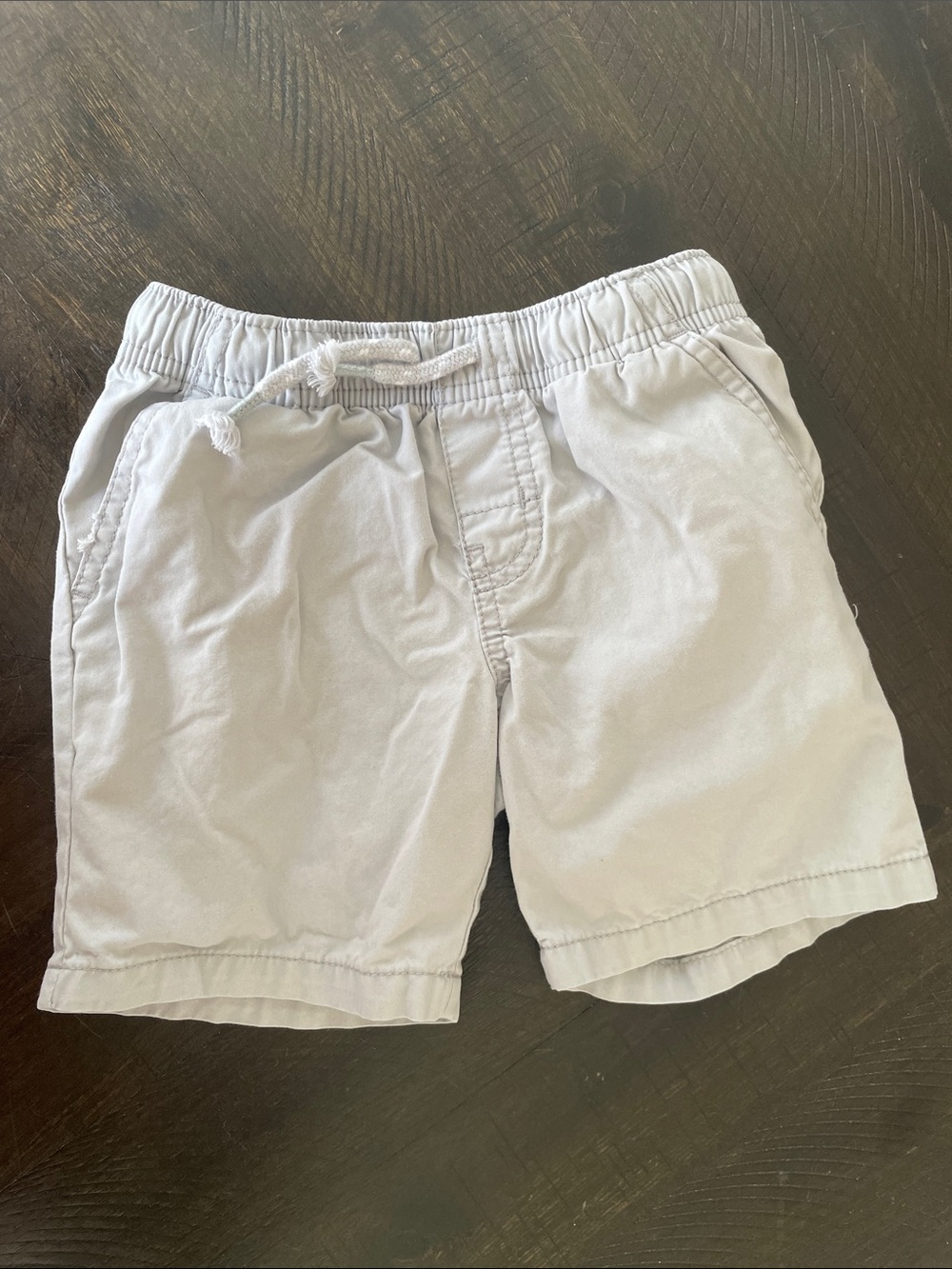 Cat & Jack Light Blue/Gray Elastic Waist Shorts